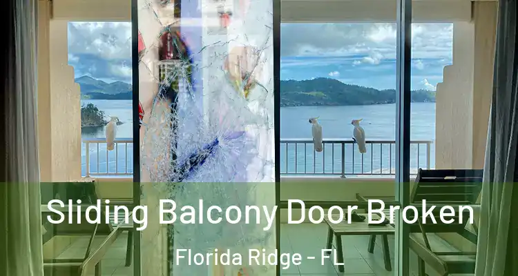 Sliding Balcony Door Broken Florida Ridge - FL
