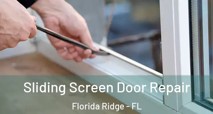 Sliding Screen Door Repair Florida Ridge - FL