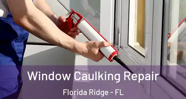 Window Caulking Repair Florida Ridge - FL